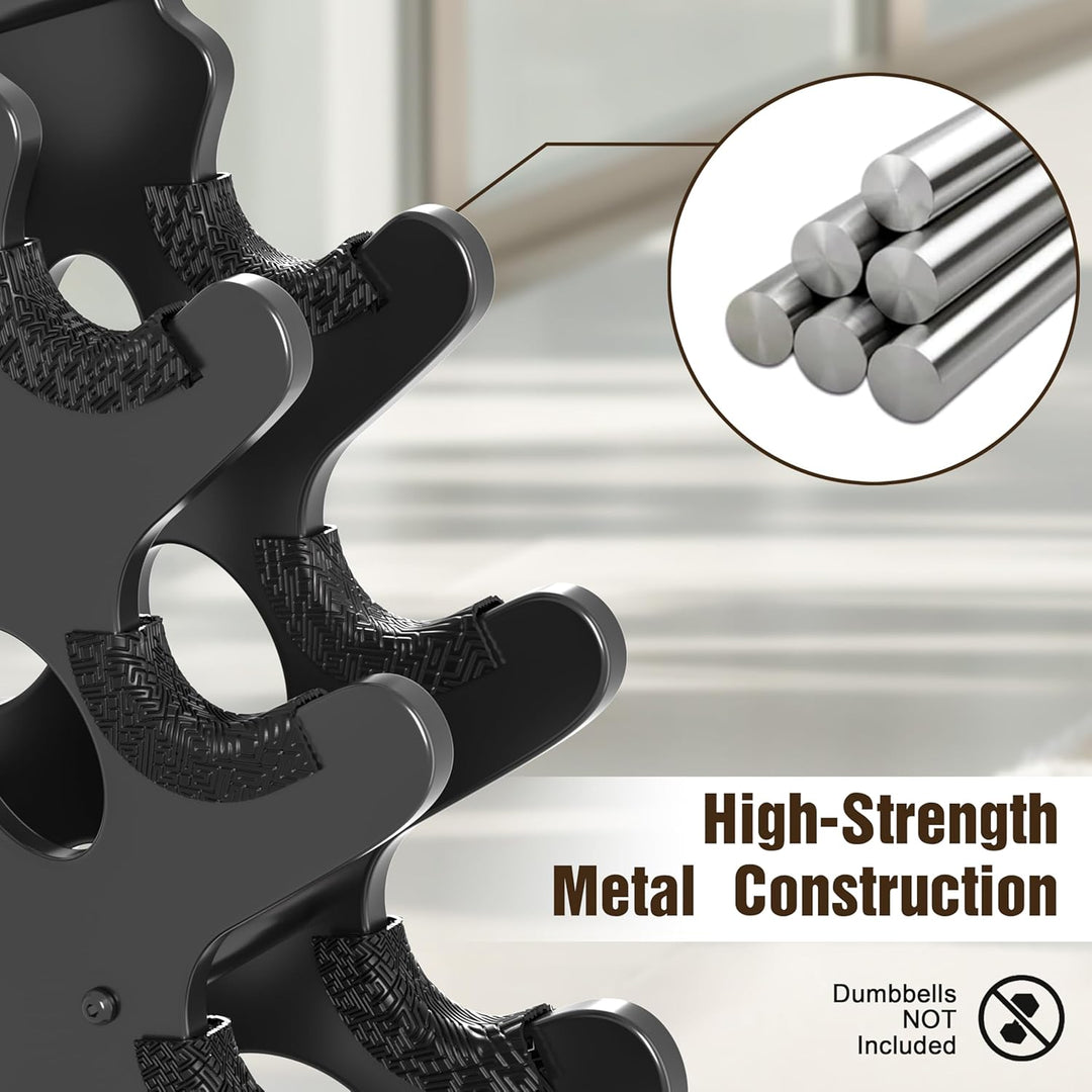Hantelständer Hantelablage Metall Hantel ständer Kurzhantelständer Dumbbell rack 4-Unten, 4-Unten