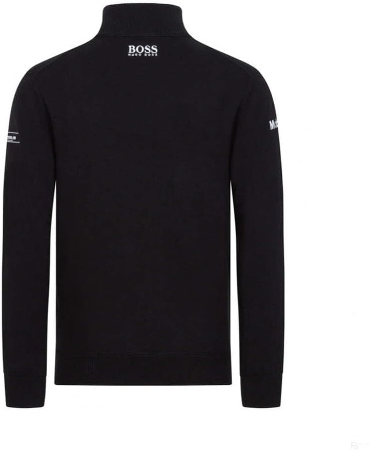 Fuel For Fans Porsche Motorsport Strickpullover 1/4 Zip schwarz S Schwarz, S Schwarz