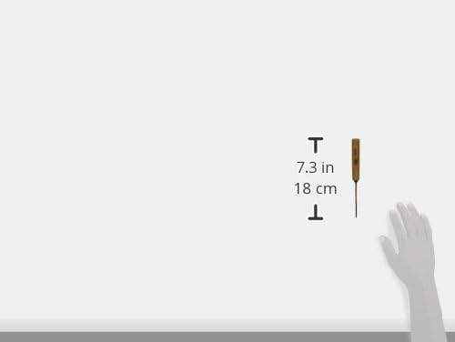 STUBAI Stemmeisen Stechbeitel Serie 52 - Form 12 | Gebogenes Flacheisen 2 mm, mit Holzgriff, zum Vor
