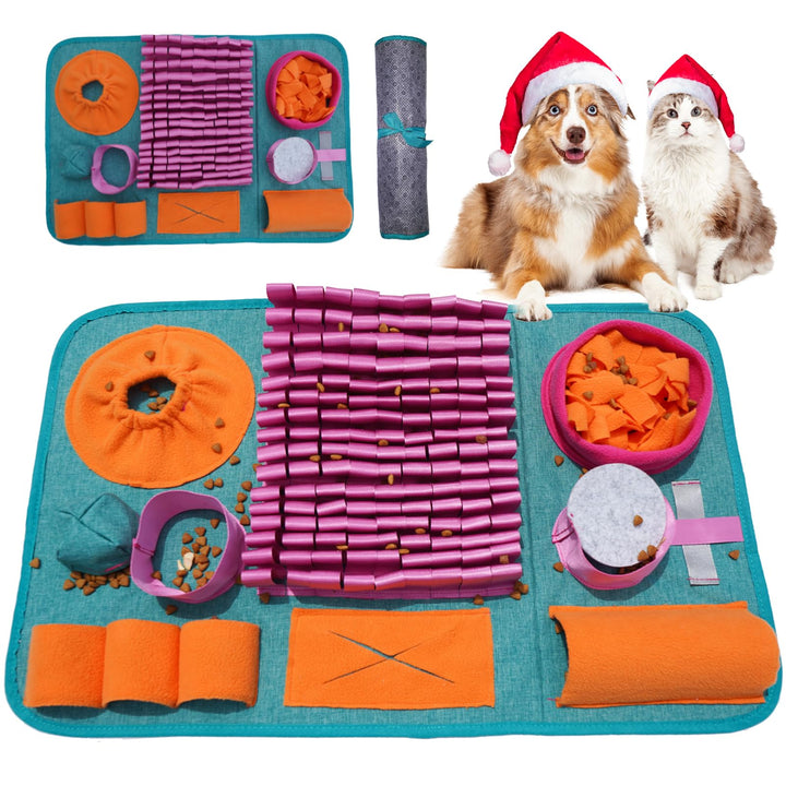 Futtermatte Trainingsmatte Hund SchnüFfelteppich Waschbar Trainingsmatte SchnüFfelteppich FüR Hunde