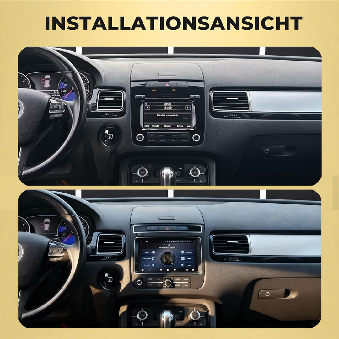 M.I.C. AVT8-L2 Android 14 Autoradio mit Navigation: MediaTek MT6765V, 4GB+64GB, 8 Zoll QLED Display,