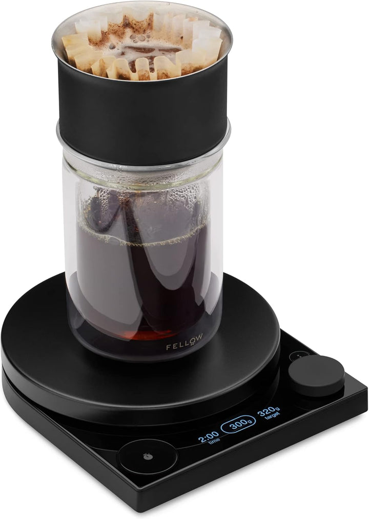 Fellow Tally Pro Studio Digital Kaffeewaage – Präzisionswaage mit Glasoberfläche – Digitale Küchenwa