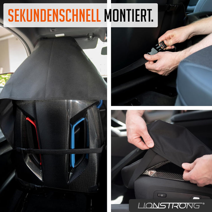 LIONSTRONG® Autositzschoner Vordersitz universell kompatibel [WASSERDICHT] - Autositzbezüge Vordersi