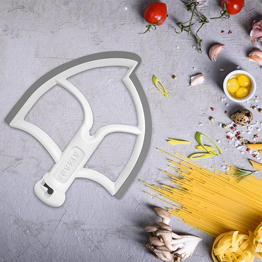 Flachrührer für Kitchen Aid Standmixer, Mixer Paddle Beater mit Silikonschaber
