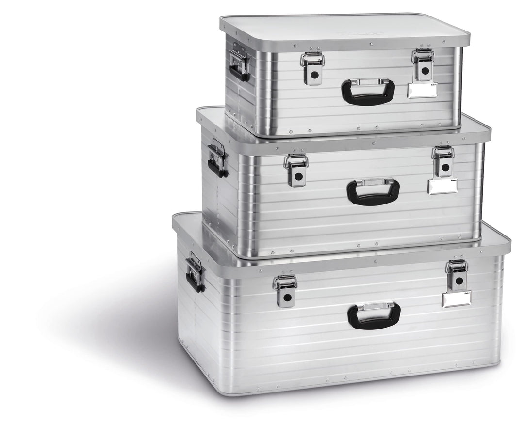 Enders Alubox TORONTO 47 L + 80 L + 130 L - Aluminiumbox mit 1 mm Wandstärke, extra stabil - spritzw