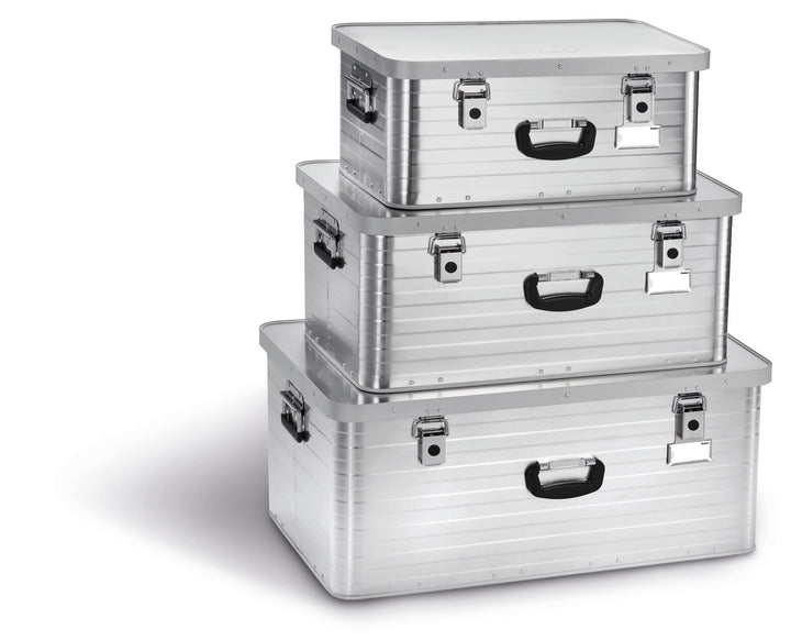 Enders Alubox TORONTO 47 L + 80 L + 130 L - Aluminiumbox mit 1 mm Wandstärke, extra stabil - spritzw