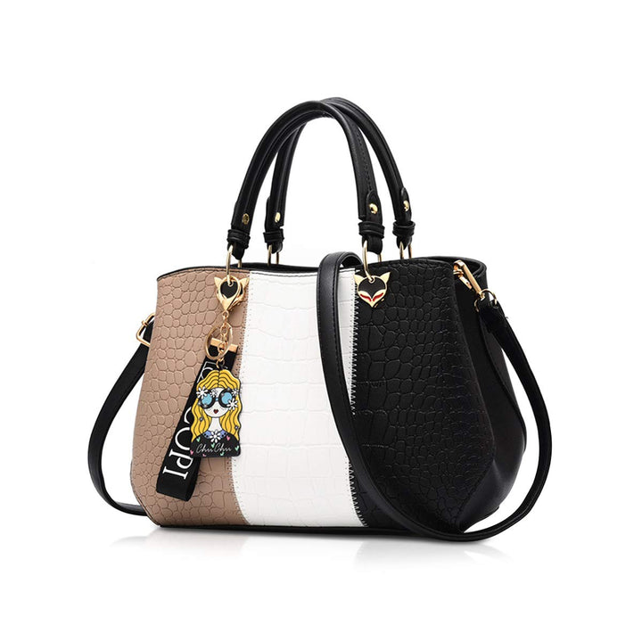 NICOLE &amp; DORIS Damen Handtasche Umhängetasche Henkeltasche Kuriertasche Elegant Damen Handtaschen mi