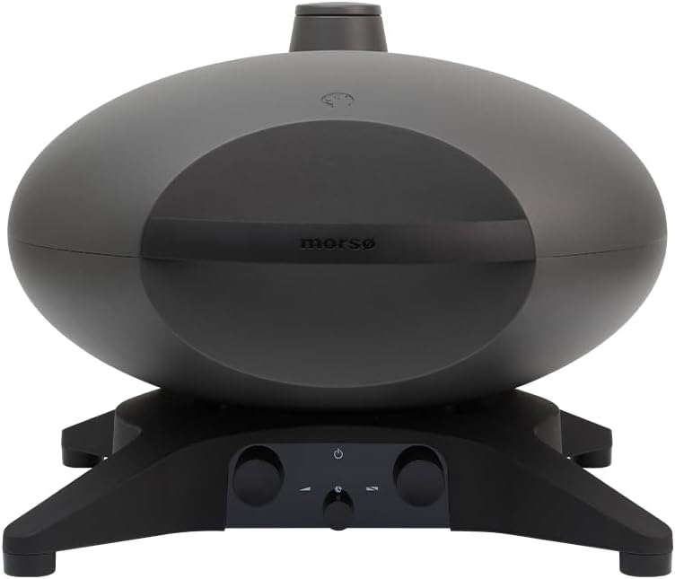 Morsø Forno EL Medio Elektrogrill – Grill elektrisch mit Grillrost aus Gusseisen, skandinavischer Li