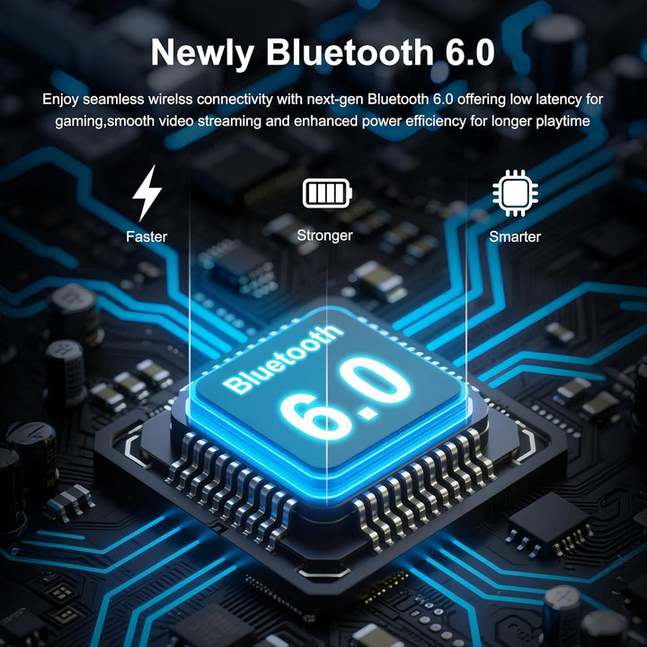 Srhythm NiceComfort 35 (2. Generation) Hybrid-Kopfhörer mit Geräuschunterdrückung, Bluetooth 6.0, 5