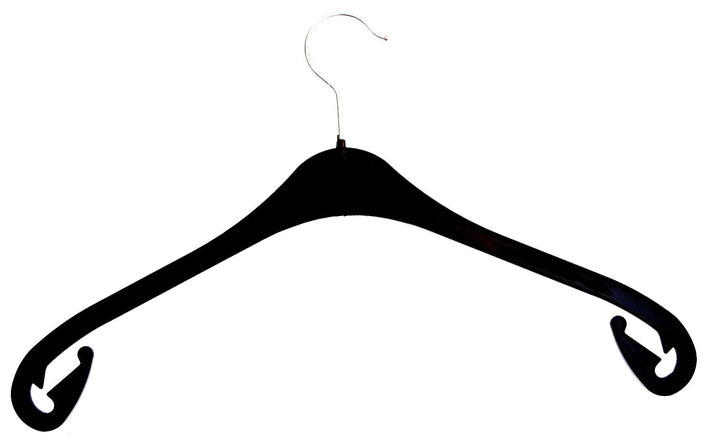 Kleiderbügel aus Kunststoff, schwarz, Rockhaken, 47 cm 30 STK. 30 Stk. Na47s, 30 Stk. Na47s