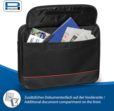 PEDEA Notebook-Tasche "Trendline" Starter Kit für Notebooks mit Displaygrössen bis 13,3 Zoll (33,8cm