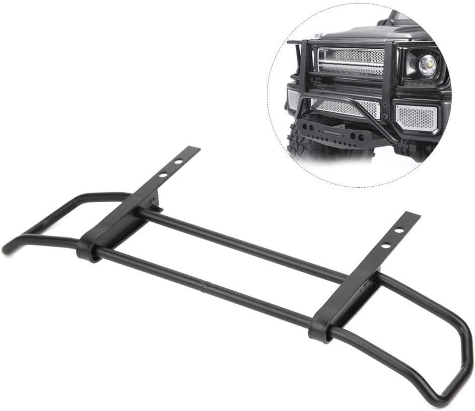 Tbest RC Auto Frontstossstange, Zubehör Upgrade obere Frontstossstange aus Metall, kompatibel mit RC