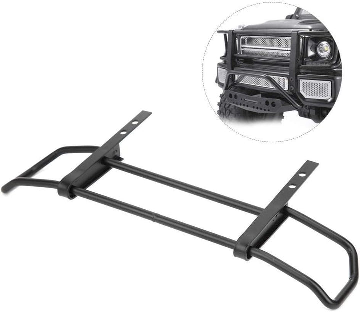 Tbest RC Auto Frontstossstange, Zubehör Upgrade obere Frontstossstange aus Metall, kompatibel mit RC