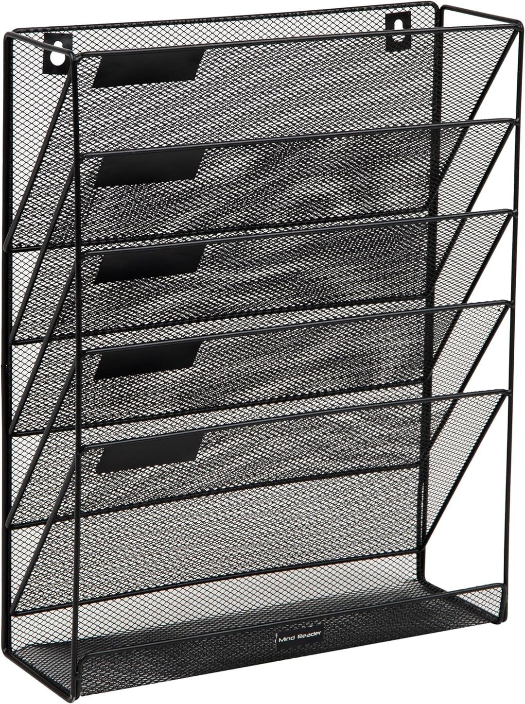 Mind Reader Stacked Dokumentenhalter zur Wandmontage, Papierablage, Aktenablage, Büro-Organizer, 6 F