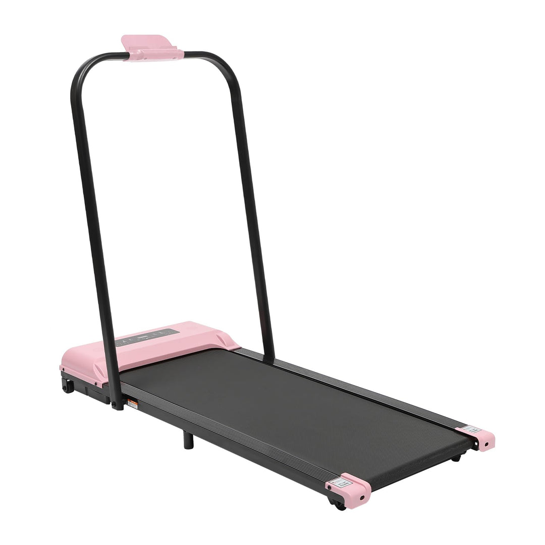Walking Pad Klappbar Mit LED Display Und Fernbedienung, 2 In1 Motorisiertes Laufband 3 Hp Elektrisch