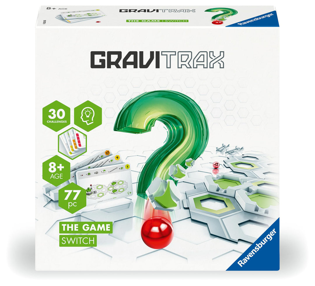 Ravensburger 25572 GraviTrax The Game Switch - Logikspiel für Kugelbahn Fans, Konstruktionsspielzeug