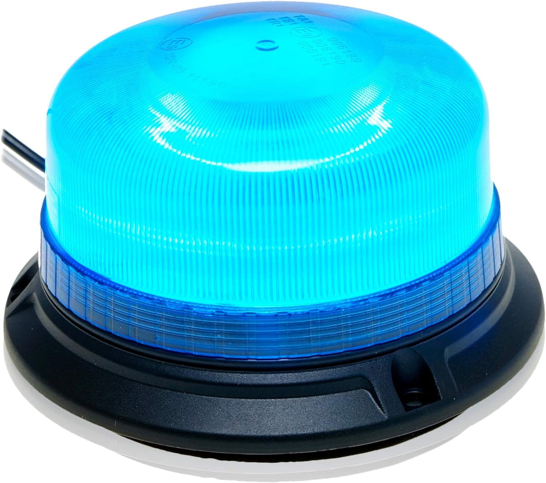 LED-MARTIN® Rundumleuchte XR20 ECO - 12V/24V- Blau - Magnetfuss - 3,5m Kabel - für Polizei, Feuerweh