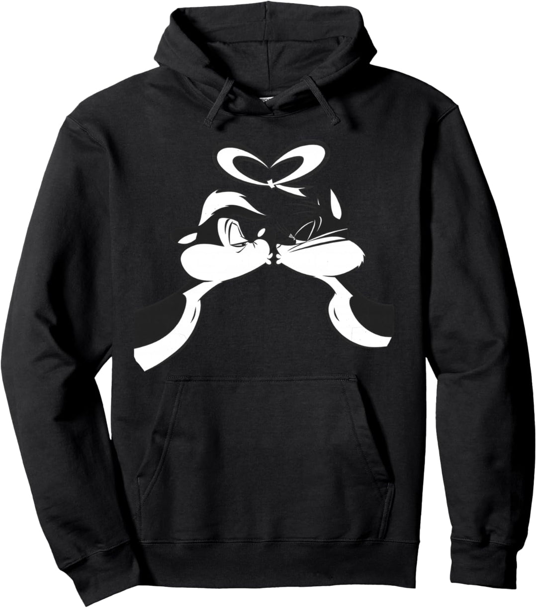 Looney Tunes Pepe Le Pew Valentinskuss Pullover Hoodie