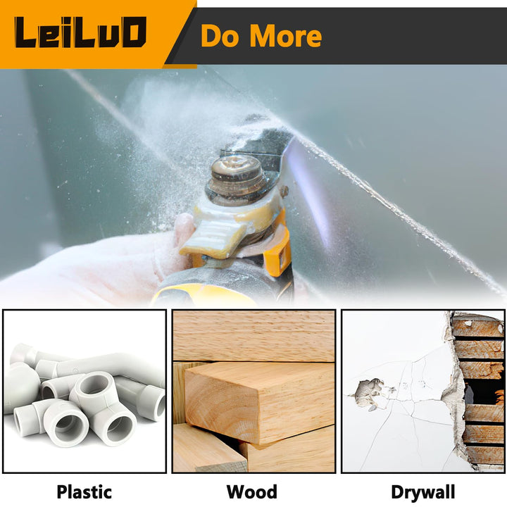 LEILUO 50Stk Multitool Sägeblätter Japanische Zähne Schnelles Schneiden CRV Material Universelles Zu