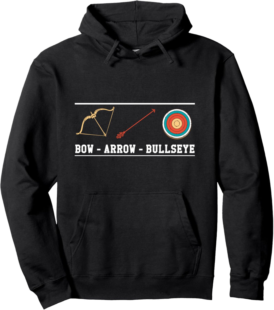 Bogenschiessen Pfeil Bogen - Bogensport Bogenschütze Pullover Hoodie
