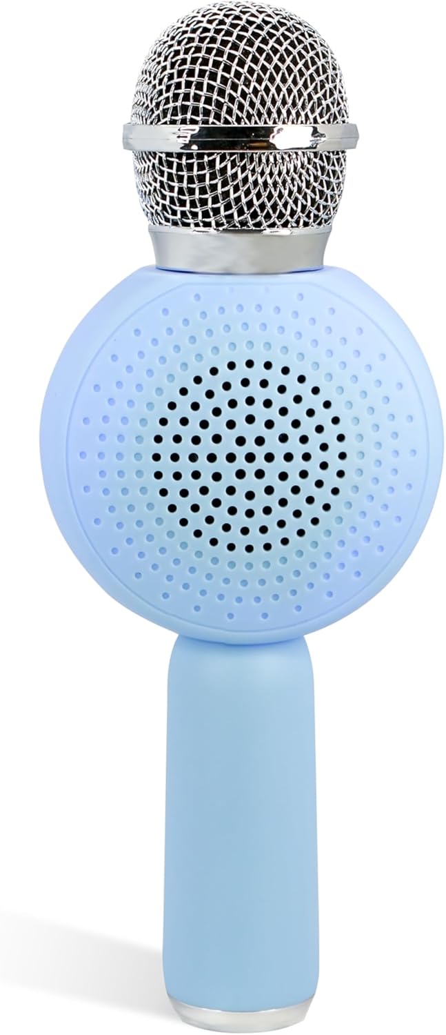 Bleuy Karaoke-Mikrofon mit kabellosem Lautsprecher und LED-Leuchten