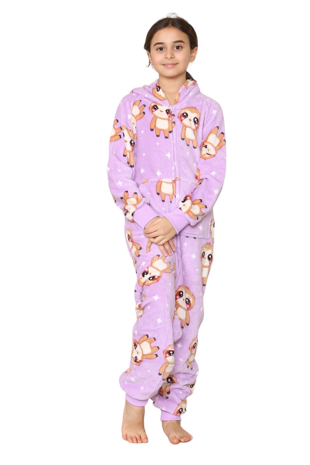 A2Z 4 Kids Faultier Drucken Strampelanzug Schlafanzug Sets Für Jungen Und Mädchen Kinder Jumpsuit Al