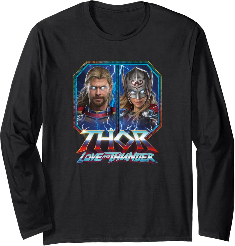 Marvel Thor: Love and Thunder Thor and Mighty Thor Langarmshirt