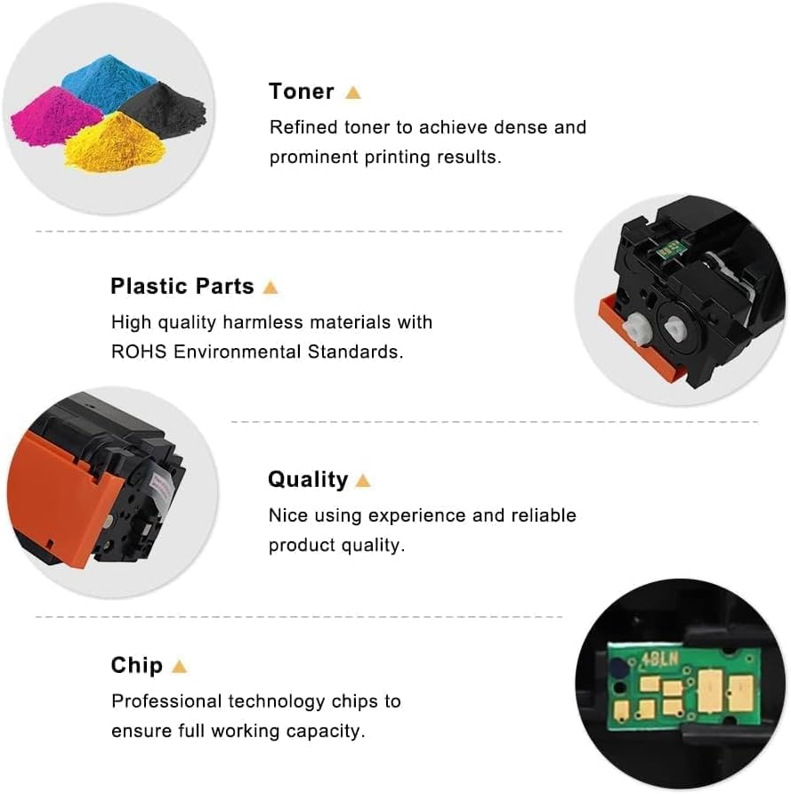 Cool Toner Kompatibel Tonerkartusche als Ersatz für HP 410A 410X CF410X M477fdw Toner Color Laserjet