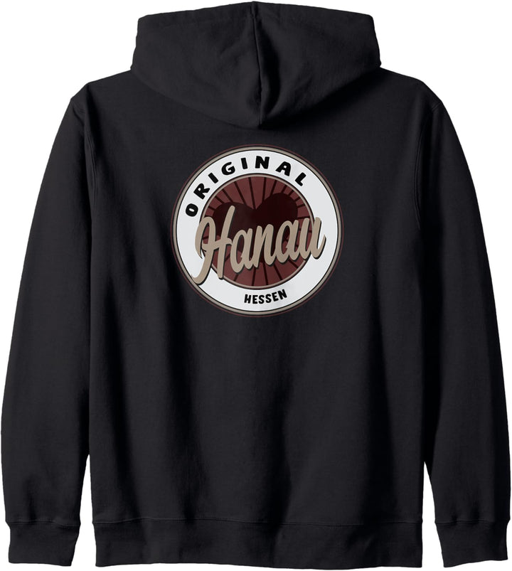 Hanau Urlaub Reisen Souvenir Stadt Design Kapuzenjacke