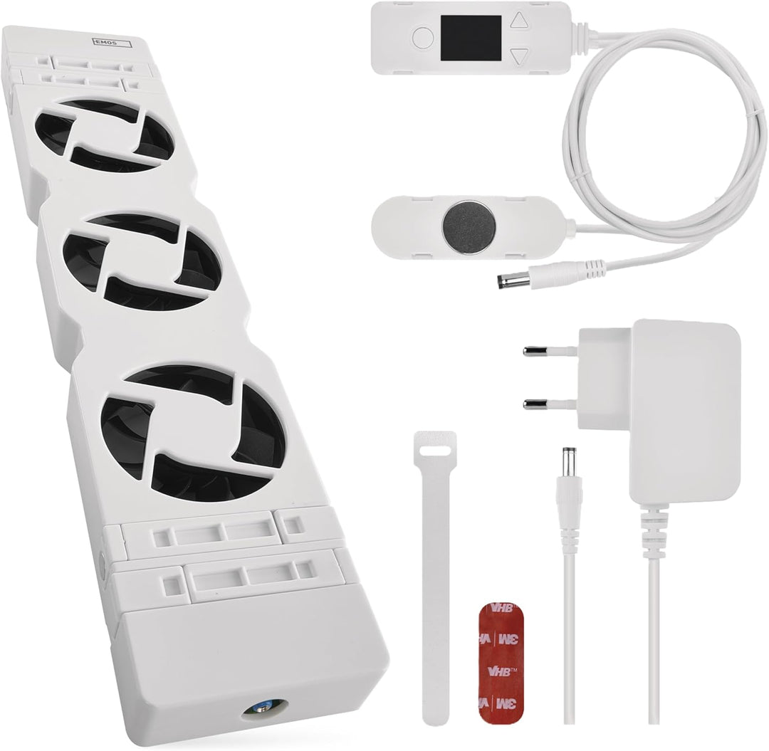 EMOS Heizung-Ventilator zum Sparen von Energie und Heizkosten, Starterset MONO, 1 Stück Heizgebläse