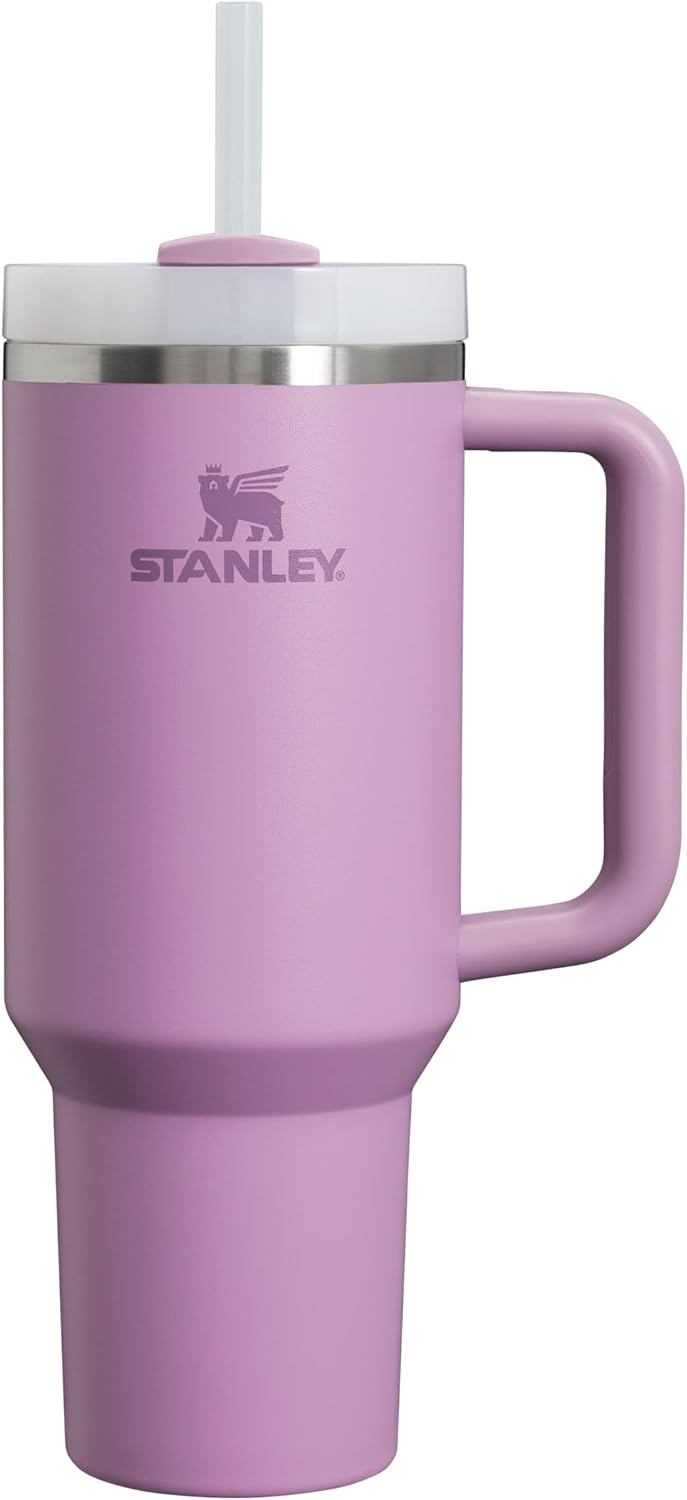 STANLEY Quencher H2.0 FlowState Trinkflasche mit Strohhalm 1.2L - Thermobecher Kühlt 11 Stunden - 48