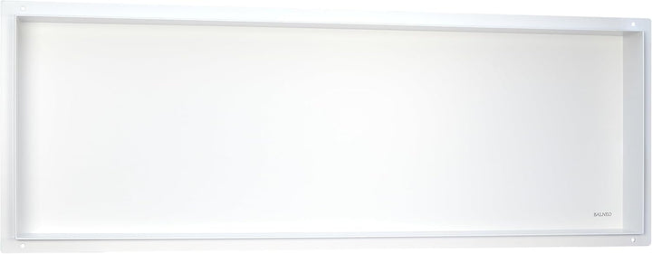 Balneo Wall-Box NO Rim wandnische dusche Edelstahl Duschnische 90x30x10 cm, weiss, wasserdicht, Nisc