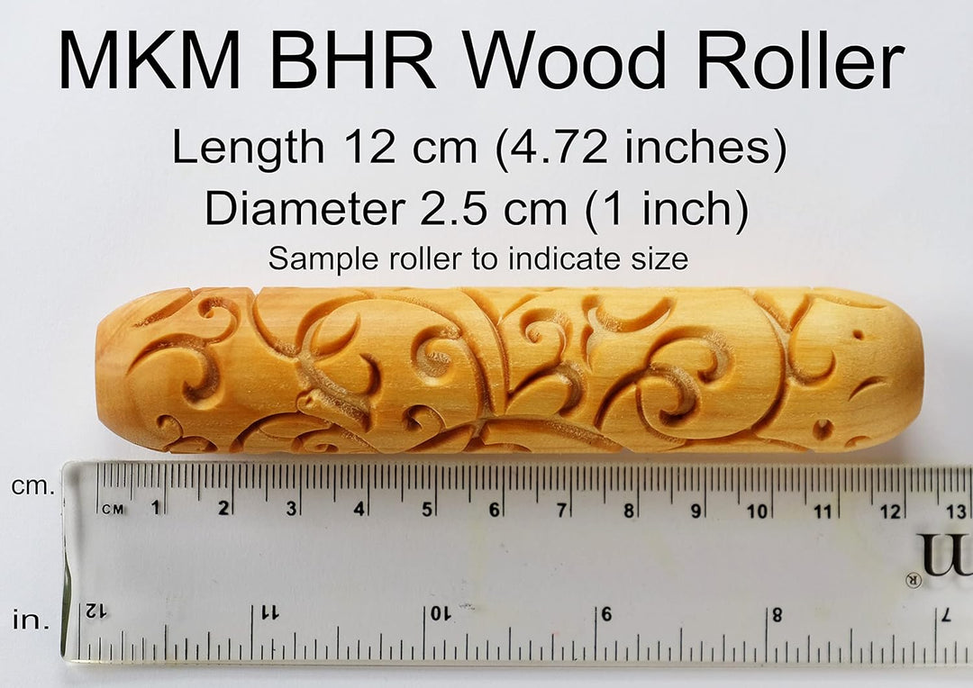 MKM Pottery Tools Grosse Handrollen aus Holz für Ton (BHR-147 Sonnenhut), BHR-147 Sonnenhut