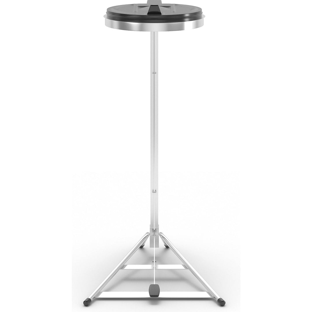 Certeo | Müllsackständer | Standgestell | für Volumen 120 l | mit Pedal | Verzinkt | Kunststoffdecke