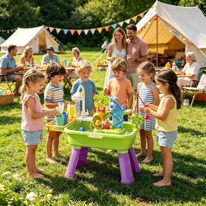 Generisch Wasserspieltisch Für Kinder - Pädagogisches Sensorik Spielset, Sand Wassertisch, Angelspie