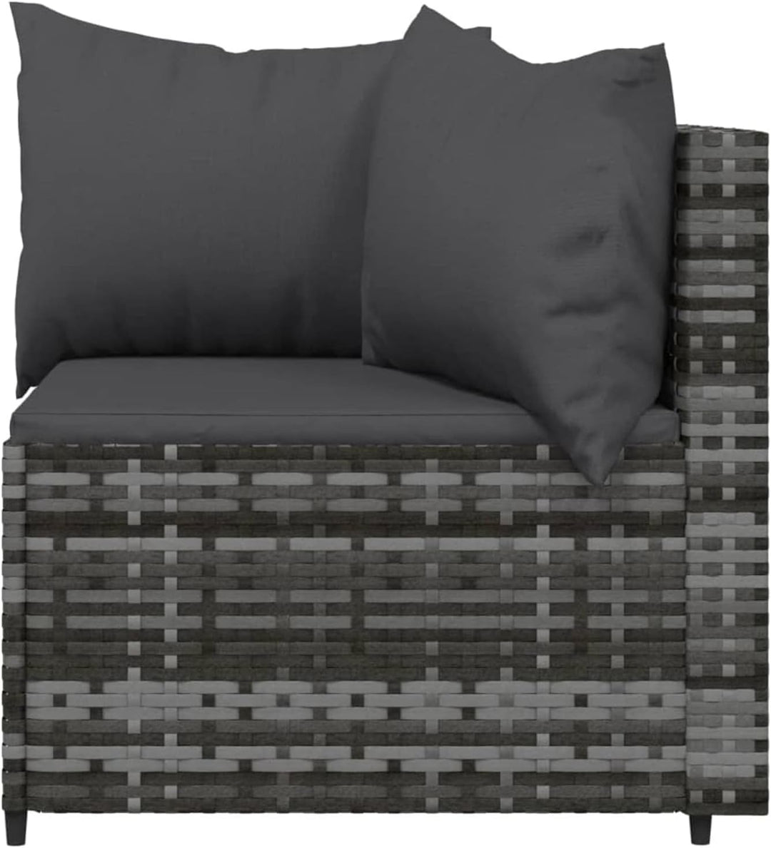 Festnight 3-TLG. Set balkonmöbel Kleiner, Balkon Lounge Klein, Rattan Gartenmöbel Set, Garten Lounge