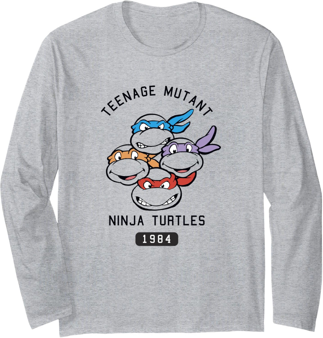Teenage Mutant Ninja Turtles Head Group Logo Langarmshirt