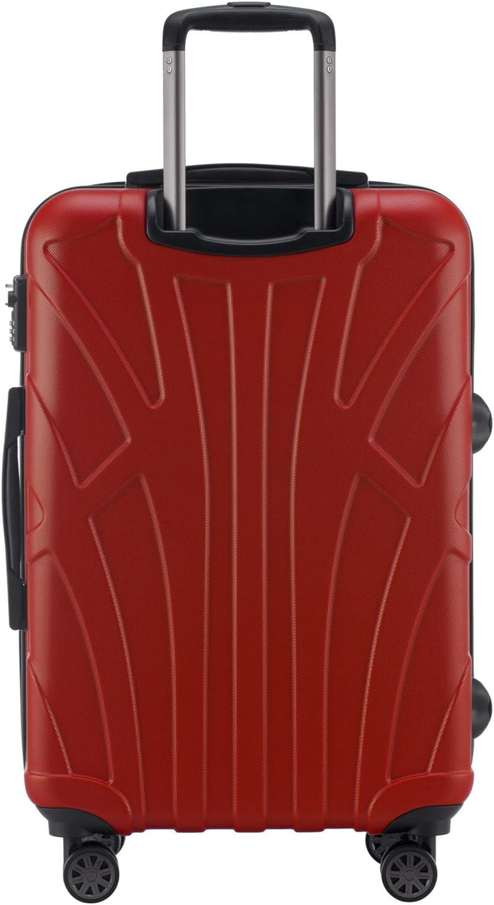 suitline Hartschalen-Koffer Koffer Trolley Rollkoffer Reisekoffer, TSA, 66 cm, ca. 58 Liter, 100% AB