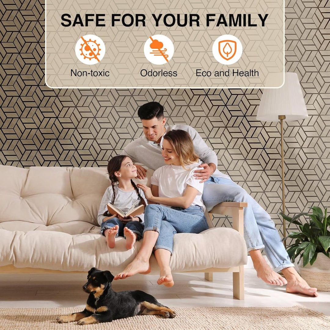 JAMELO Akustikpaneele Holz Furnier 10 Stücke | 30 * 15 * 1.2cm Akustikplatten Selbstklebend 3D Wandp
