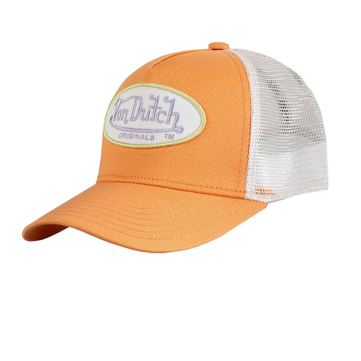 Von Dutch Originals Trucker Cap Boston Peach/White