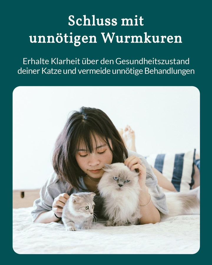vetevo Giardientest Katze, Test auf Giardien Katze, bei Durchfall, Gewichtsverlust, Erbrechen & Appe