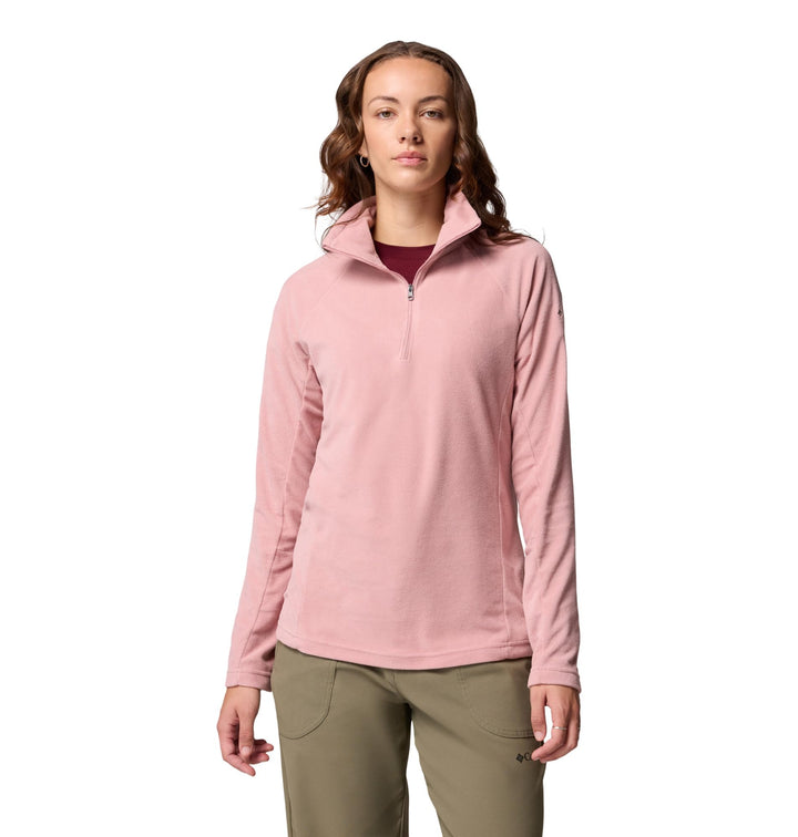 Columbia Fleecejacke mit halbem Reissverschluss für Damen, GLACIAL IV PRINT, AK1130 XS Radiergummi,