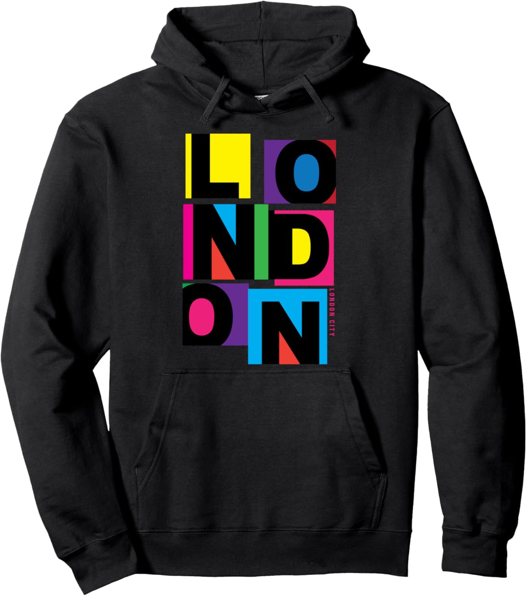 London England Tee Shirt, I Love London, London Illustration Pullover Hoodie