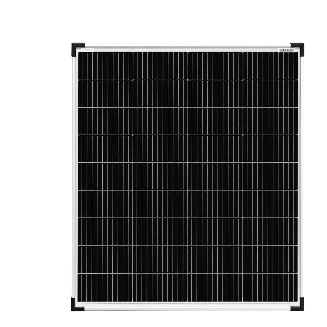 solartronics Solarmodul 130W Monokristallin Bifazial Schwarz Silber | Glas-Glas 890 x 770 x 35 mm 7,