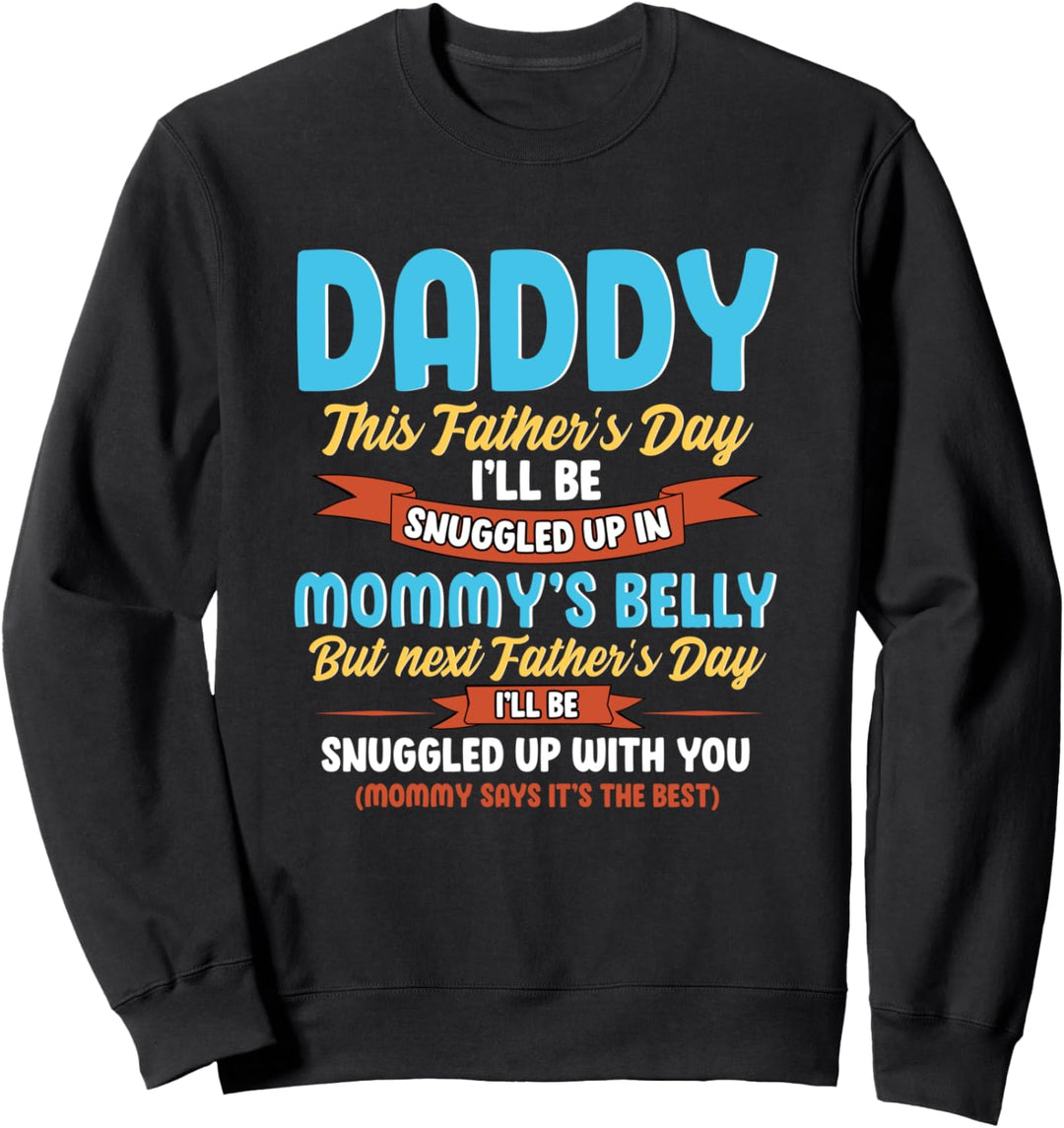 Vatertag Werdender Vater Neuer Papa Bald Papa Von Schwangere Sweatshirt