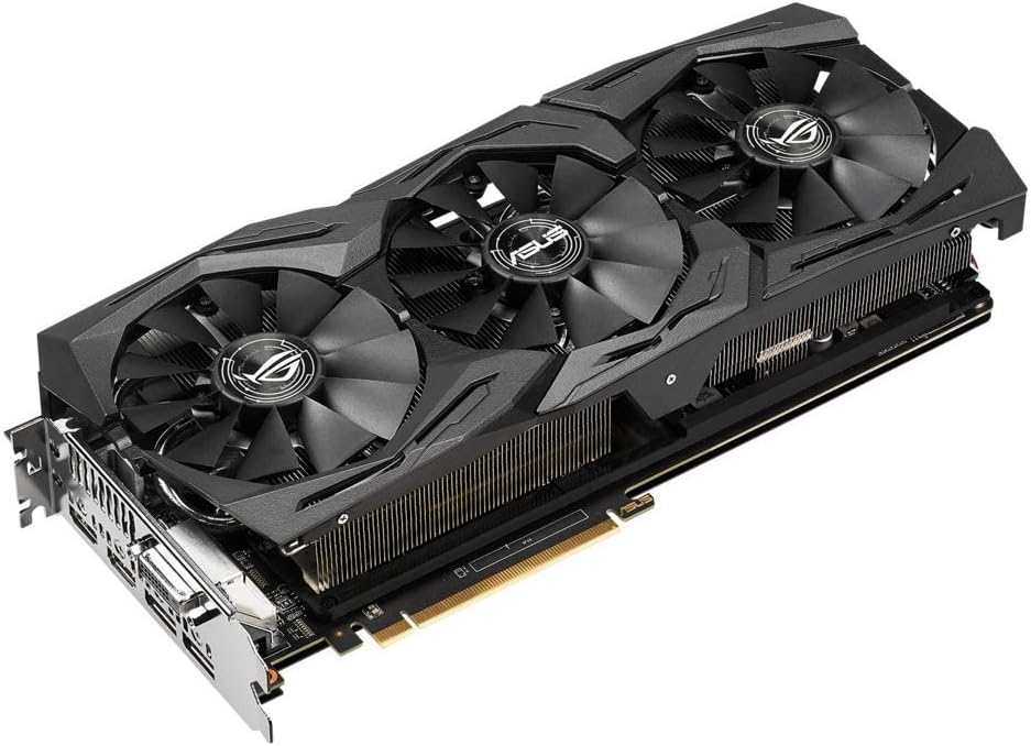 Asus ROG Strix RXVEGA56-O8G-Gaming Grafikkarte (AMD Radeon, PCIe, 8GB HBM2 Speicher, DVI, HDMI, Disp