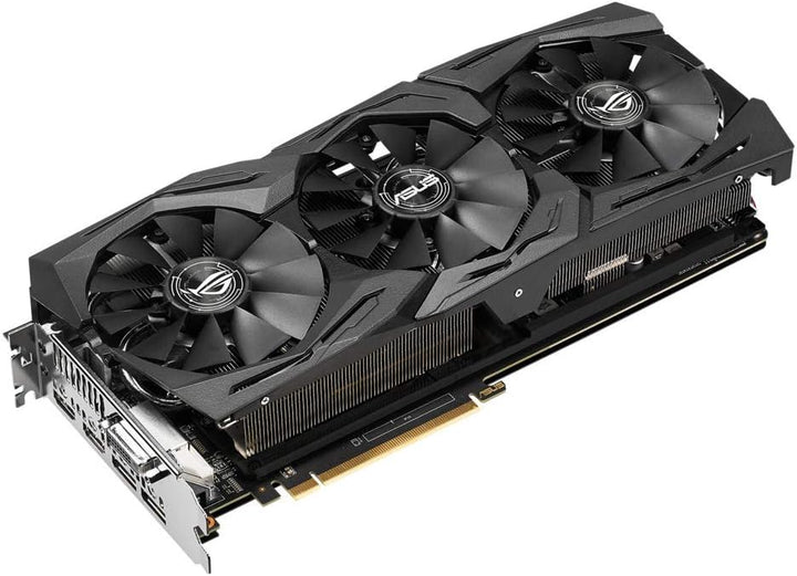 Asus ROG Strix RXVEGA56-O8G-Gaming Grafikkarte (AMD Radeon, PCIe, 8GB HBM2 Speicher, DVI, HDMI, Disp