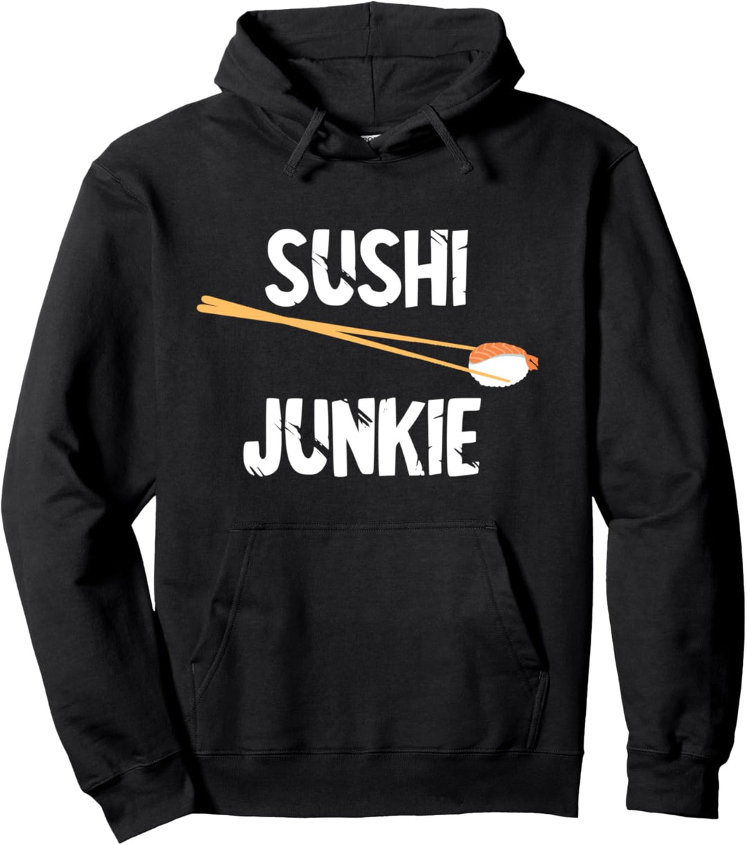 Sushi Junkie Asiatisches Essen Japanischer Wasabi Nigiri Pullover Hoodie