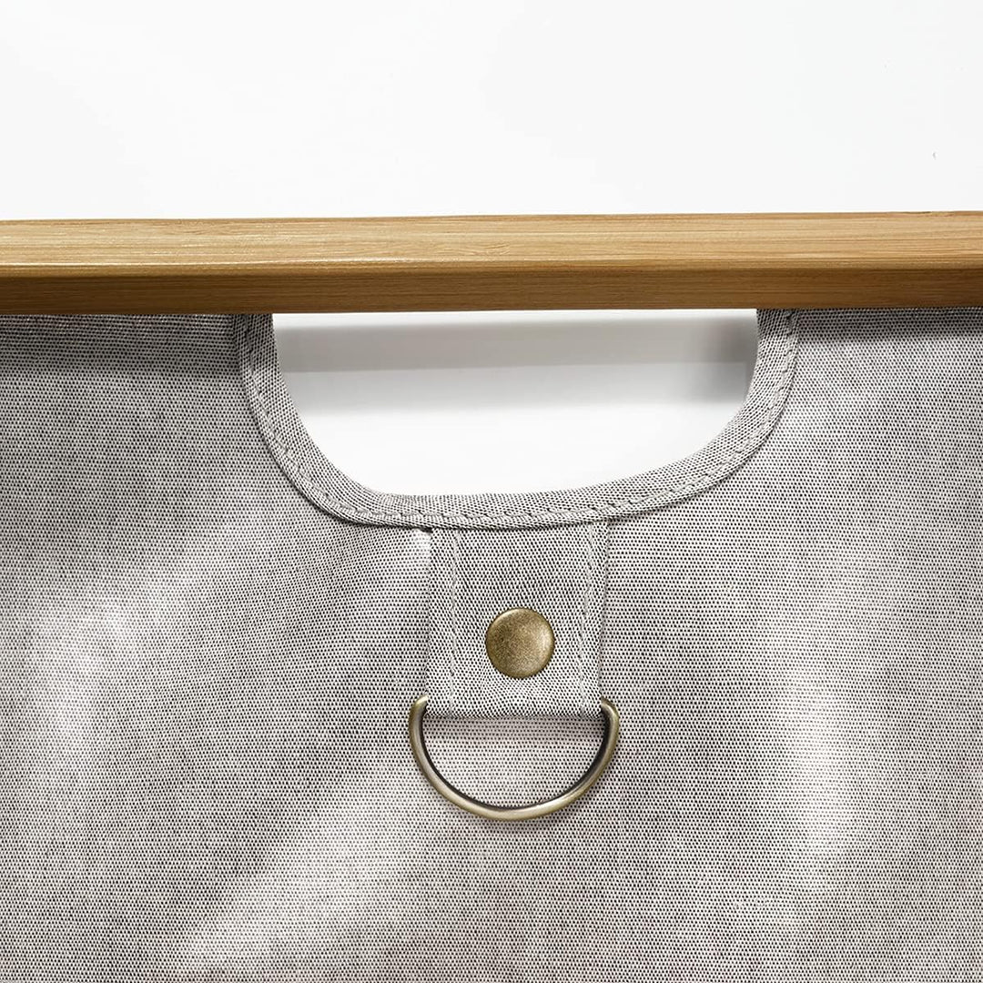 Prym 612561 grau Store & Travel Bag Canvas & Bamboo M, 45 x 30 x 50 cm 45 x 30 x 50 cm Grau, 45 x 30