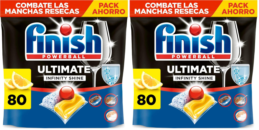 Finish Ultimate Infinity Shine Citrus Spülmaschinentabs – Geschirrspültabs für Tiefenreinigung, Fett